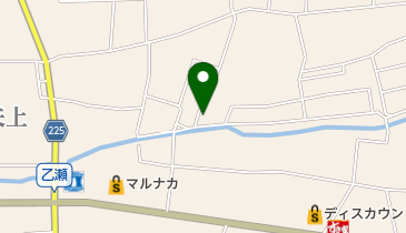 藍ガラス店の地図画像