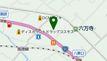 株式会社白洋舎 コープ牟礼店の地図画像
