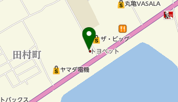 香川トヨペット株式会社丸亀田村店の地図画像