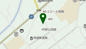 丹原ふるさと歴史館の地図画像