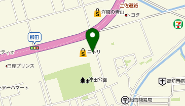 リカオー土佐道路店の地図画像