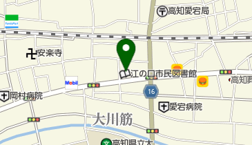 高知市役所 市民協働部関係 江ノ口コミュニティセンターの地図画像