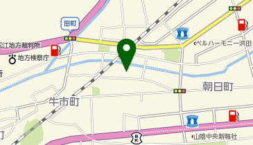 メナード化粧品浜田第一代行店ミーナの地図画像