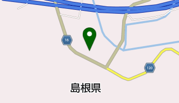 吉賀町水源会館の地図画像