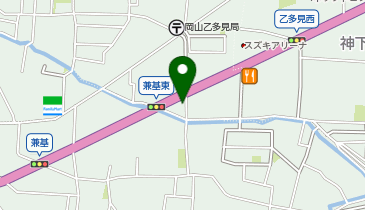 ベクトル東岡山店の地図画像