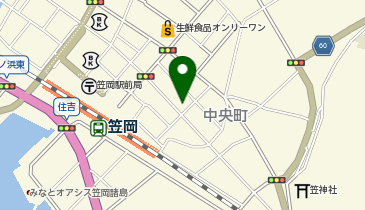 秋田カラツ店の地図画像
