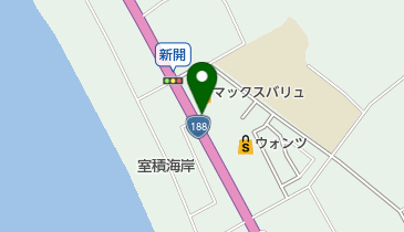 コスメプラザこうちの地図画像