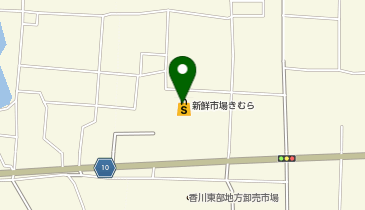 新鮮市場きむら長尾店の地図画像