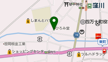 西森クリーニング店の地図画像