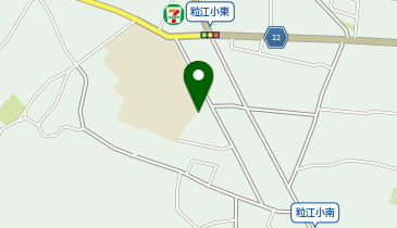 フラワーショップらん 粒江本店の地図画像