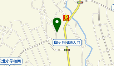 田中山神社の地図画像