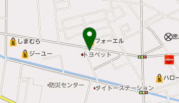 美容室リスキーズの地図画像