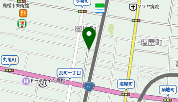 かしゅく和洋創菜の地図画像