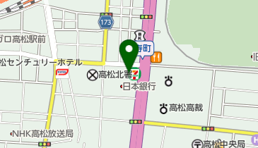 アサヒビール株式会社 高松支社の地図画像