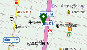 日本生命保険相互会社 ライフプラザ高松・ご来店窓口の地図画像