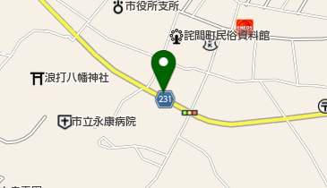 ヘアーサロンまつおかの地図画像