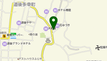 山田屋まんじゅう 道後温泉店の地図画像