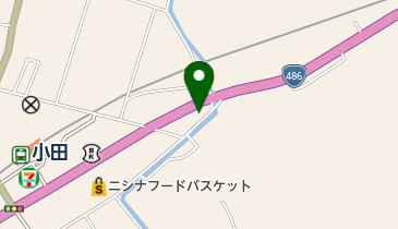 ダイヤクリーニング株式会社 小田店の地図画像