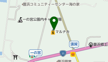 かれん豊浜店の地図画像
