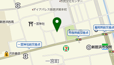 新居浜市教育会館の地図画像