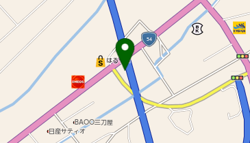 めんず髪はうすの地図画像