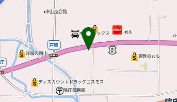 メガネ本舗 津山院庄店の地図画像