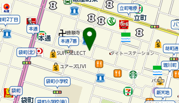 ドクターマーチン広島店の地図画像