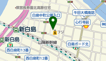 ベーカリープチ 白島店の地図画像