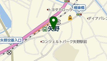 ボディケア8エイト矢野店の地図画像