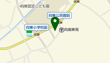 尾道市 向東公民館の地図画像