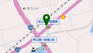 ビンゴロードサービスの地図画像