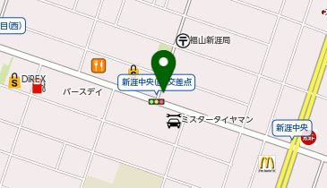 ペットクラブウメダ 新涯店の地図画像