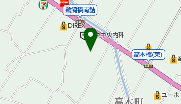 株式会社カワキヤクリーニング ハローズ高木店の地図画像