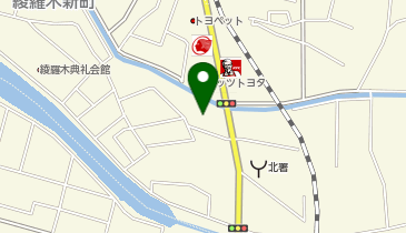 スーパージャンボ 綾羅木店の地図画像