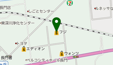 タツミヤ長門店の地図画像