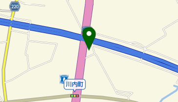 竹とんぼ美容室 川内店の地図画像