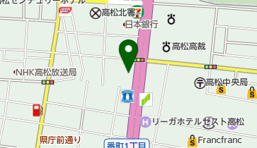 毛髪クリニックリーブ21高松O.Cの地図画像
