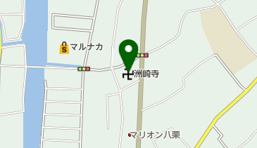 洲崎寺の地図画像