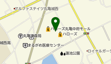 わかくさ整骨院丸亀中府店の地図画像