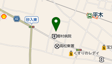 かしむら病院デイケアセンターの地図画像