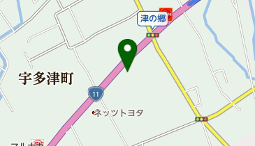 たまや宇多津店お客様呼び出しの地図画像