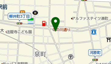 治療院45度あんまマッサージ指圧の地図画像