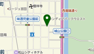 株式会社357松山オフィスの地図画像