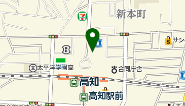 博多屋高知店の地図画像