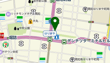 保険コミュニティ高知はりまや店の地図画像