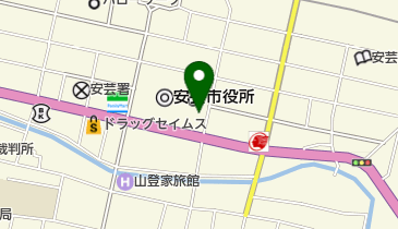 社団法人安芸市観光協会の地図画像