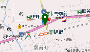 病院通薬局いの店の地図画像