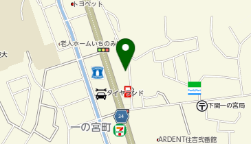 紫陽花邑の地図画像