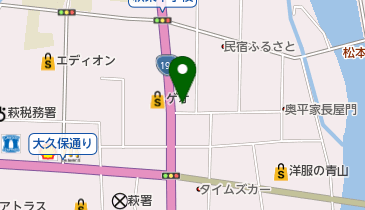 ヨシノスポーツの地図画像