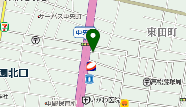 奥村組土木興業株式会社高松営業所の地図画像